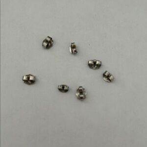 Silver Pierced Earring Backs